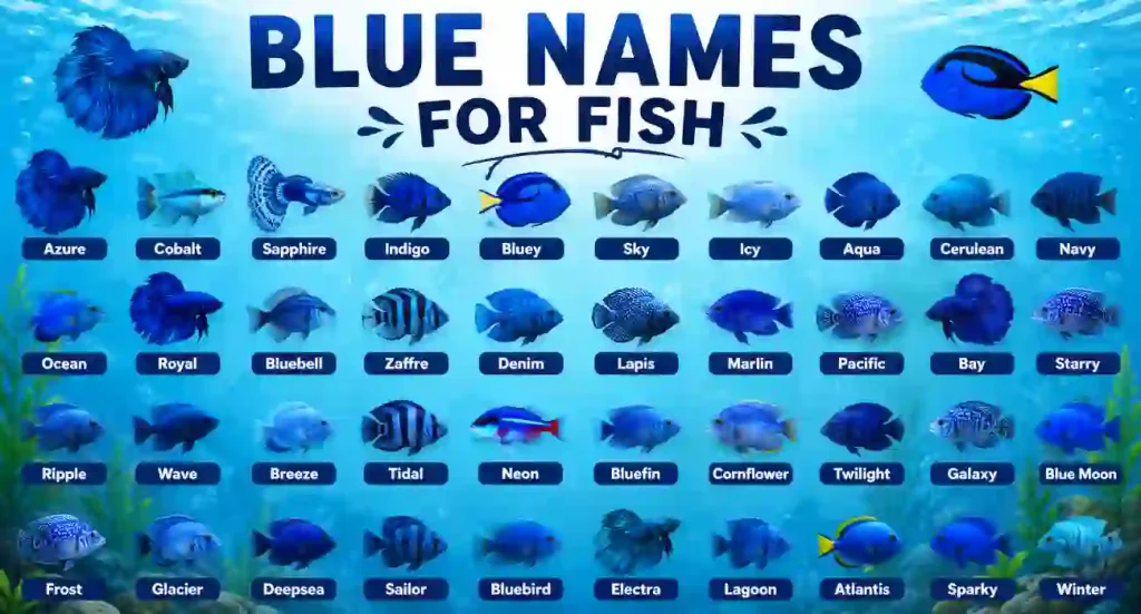 blue names for fish