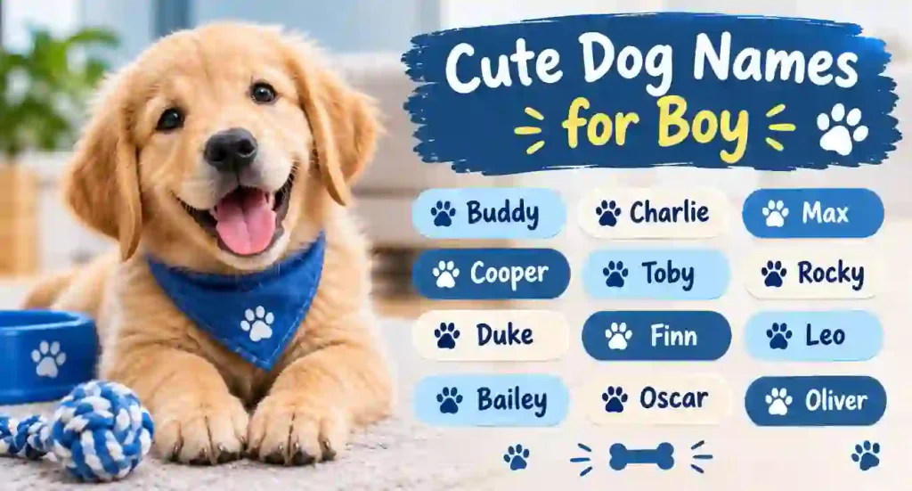 cute dog names for boy