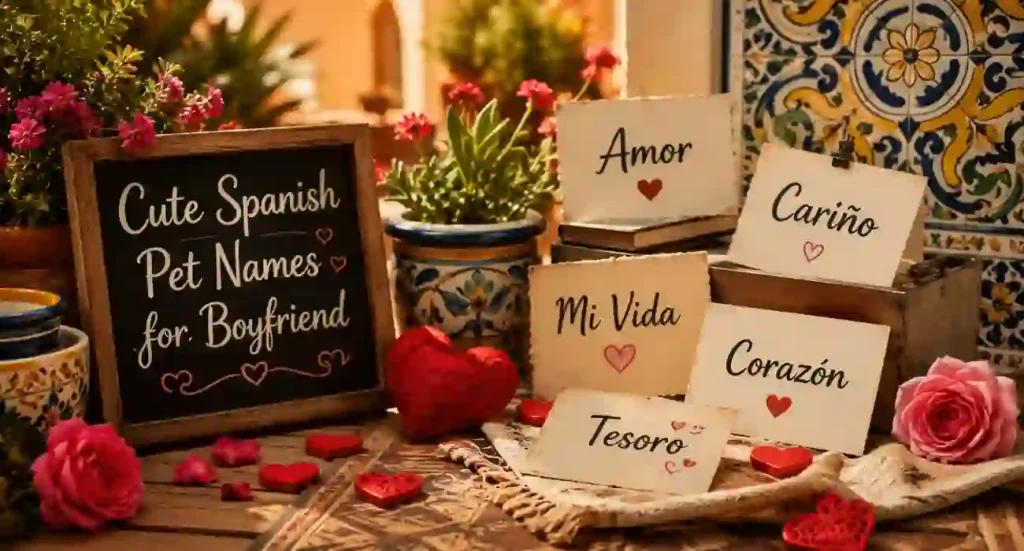 cute spanish pet names for boyfriend