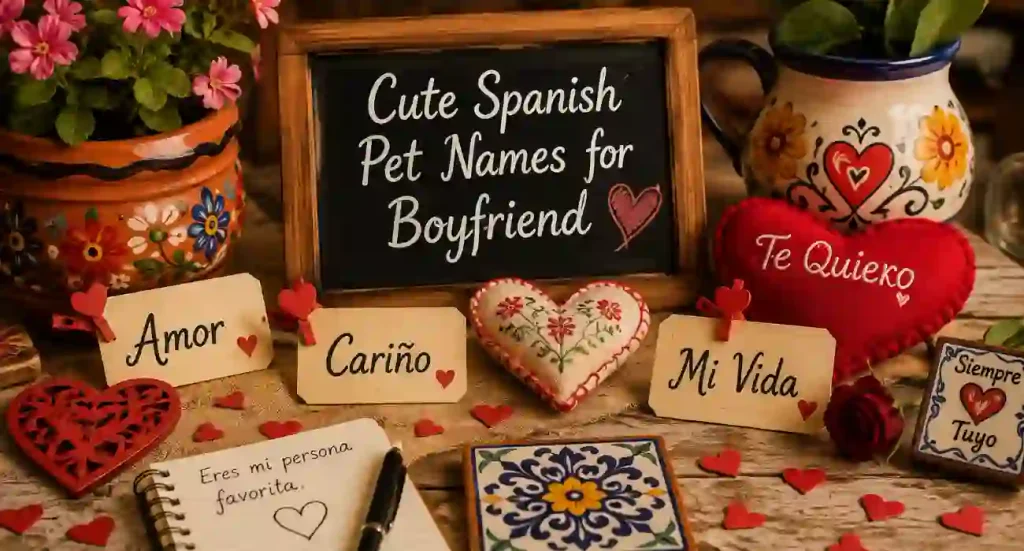 cute spanish pet names for boyfriend