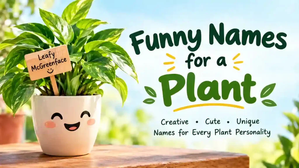 funny names for a plant