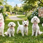 girl dog names for white dogs