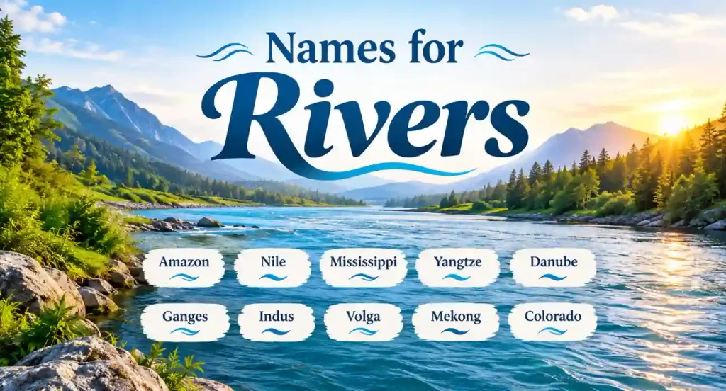 names for rivers