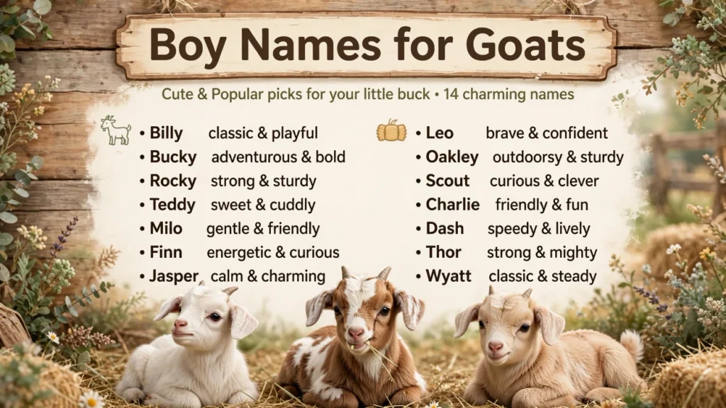 boy names for goats