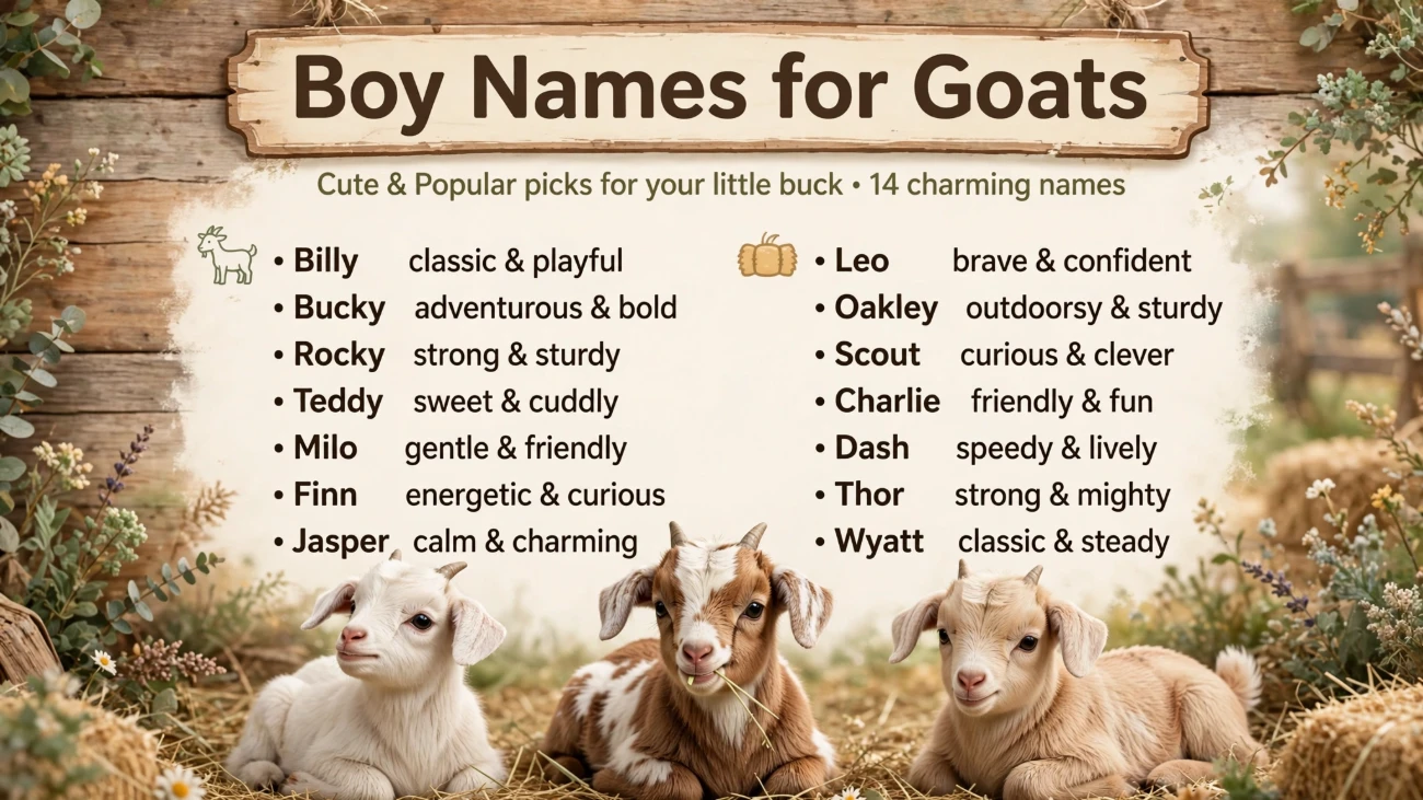 boy names for goats