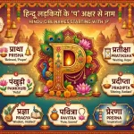 p letter names for girl hindu